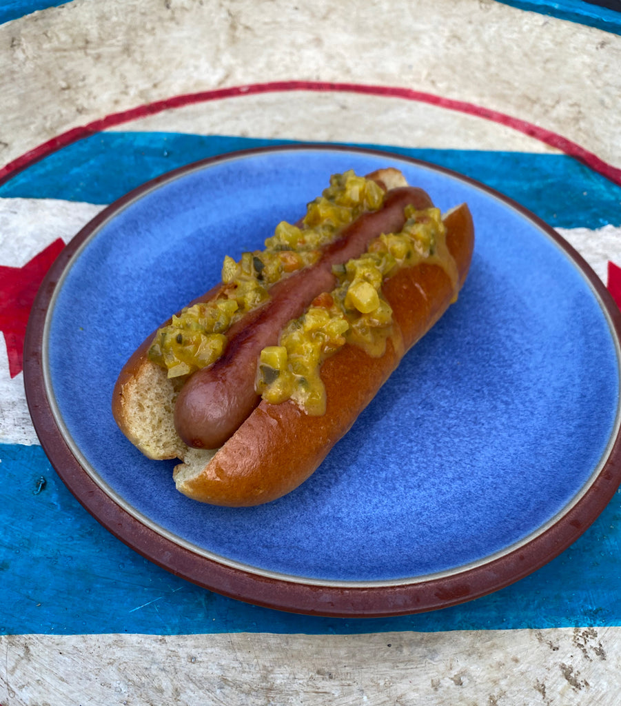 Bacon Hot Dog Stuffed With Nitrate-Free Smoked Bacon