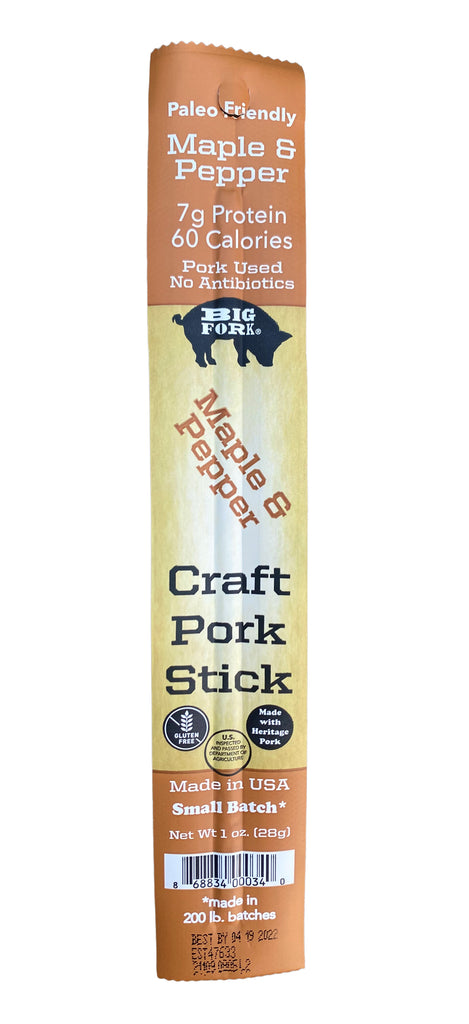 Craft Pork Snack Sticks - One Case (20 sticks)