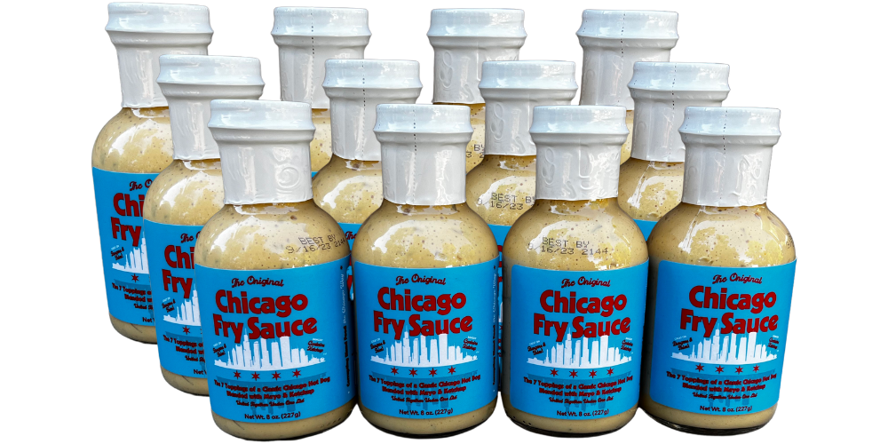 12 Bottles of Burger & French Fry Dipping Sauce: Chicago Fry Sauce