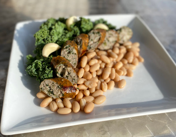 The Sixty40 Sausage - White Bean & Kale - Big Fork Brands